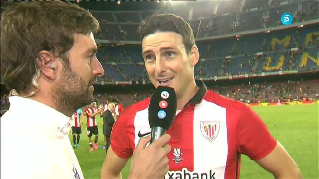 Aduriz: “Ganar un título con el Athletic es lo máximo a los que podemos aspirar”