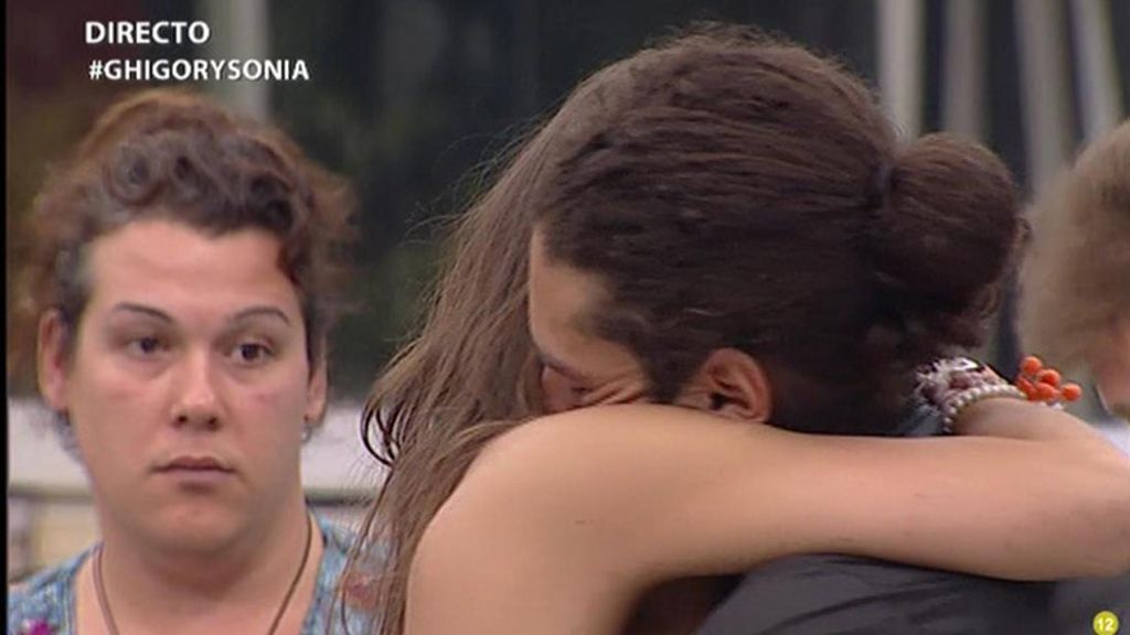 La despedida de Sonia y Kristian