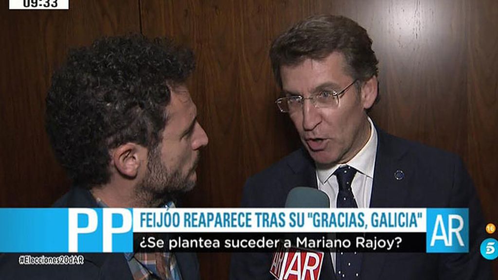 Feijóo: "Apoyo a Rajoy porque es el único candidato que ha hecho algo por España"