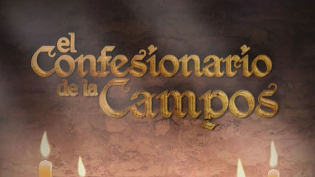 Las luces se apagaban y un confesionario entraba en plató
