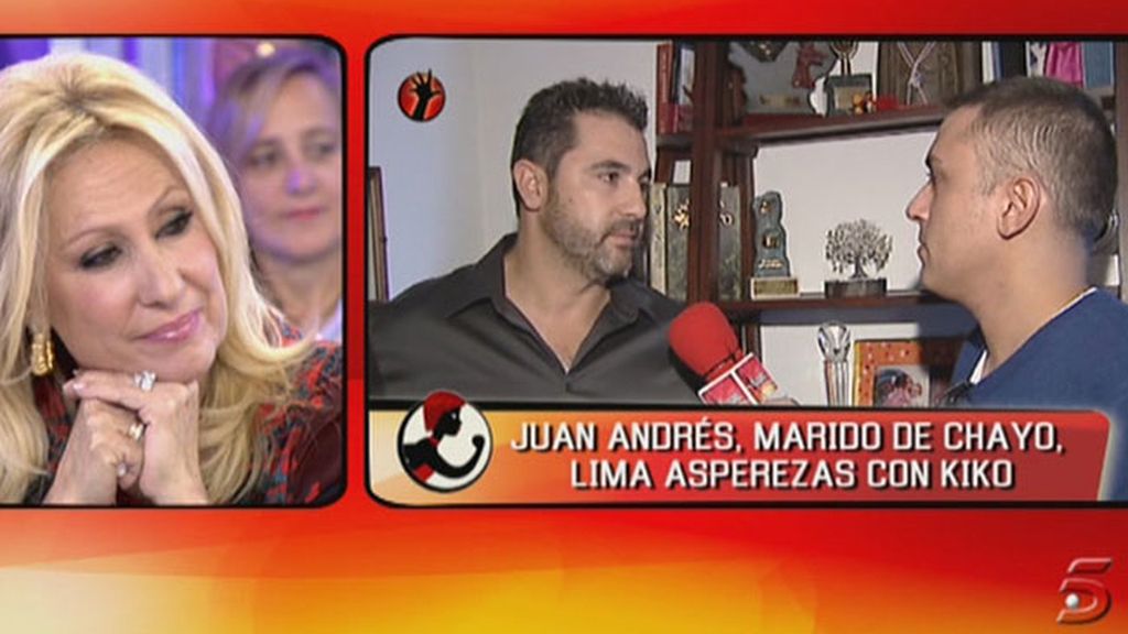 El marido de Chayo recibe el regalo de Kiko H.