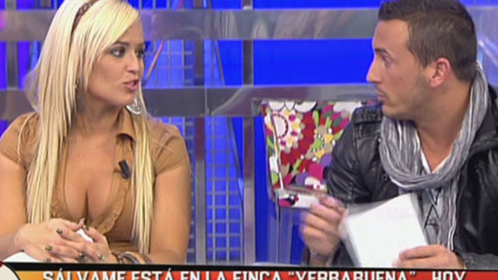 Chari y Rubén discuten en 'Sálvame'