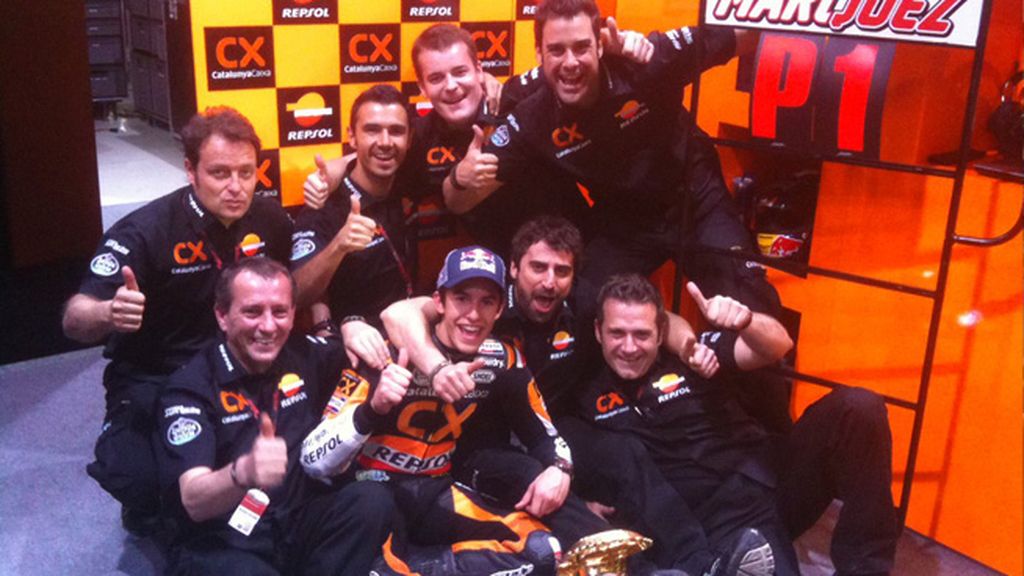 Márquez, el piloto más rápido de Facebook