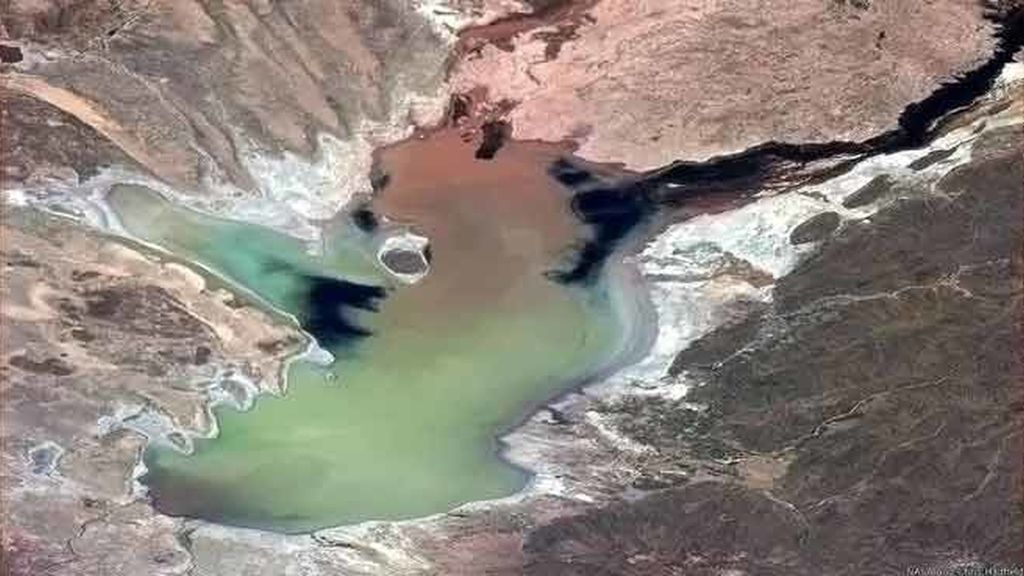 El Lago Poopó, en Bolivia