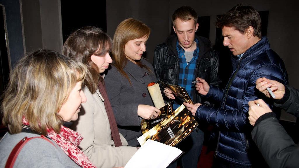 Los ganadores del concurso de Mediaset conocen a Tom Cruise