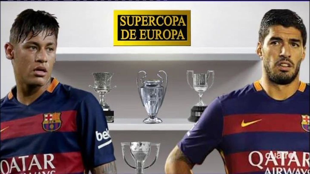 A Neymar y Suarez les falta la Supercopa de Europa en su palmarés personal
