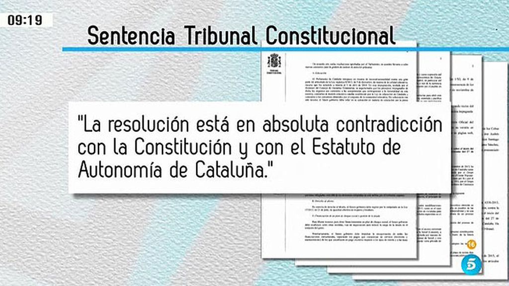 "No" unánime a la resolución independentista