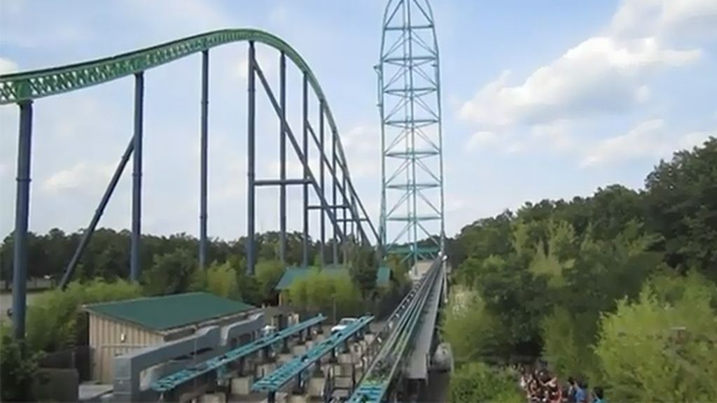 Kingda Ka, en el parque Six Flags Great Aventure de Nueva Jersey