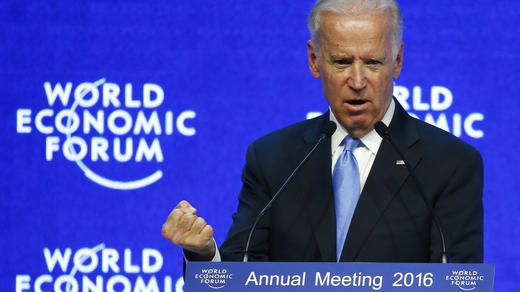 Joe Biden hace una férrea defensa de la clase media en Davos