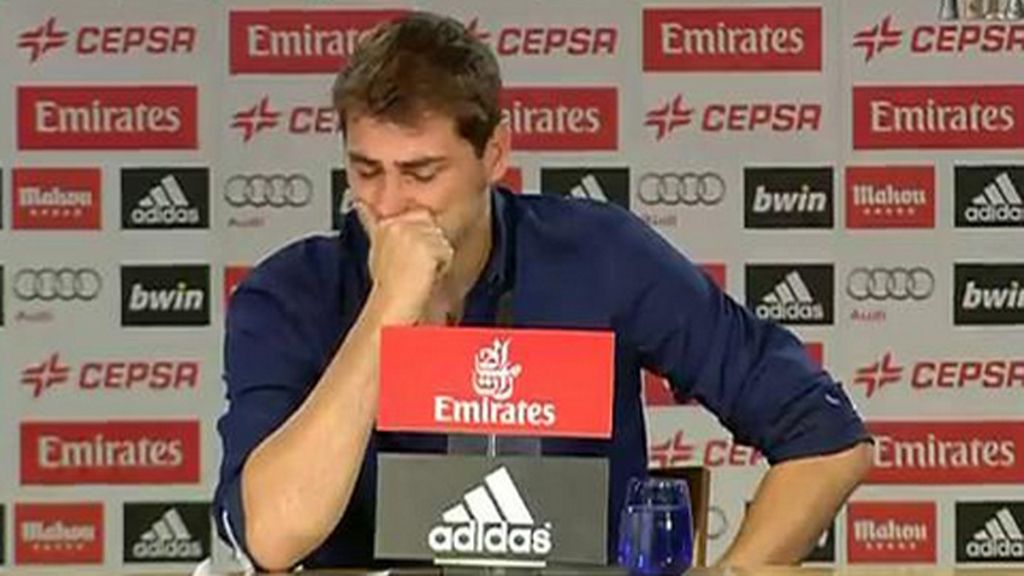Las lágrimas de despedida de Casillas