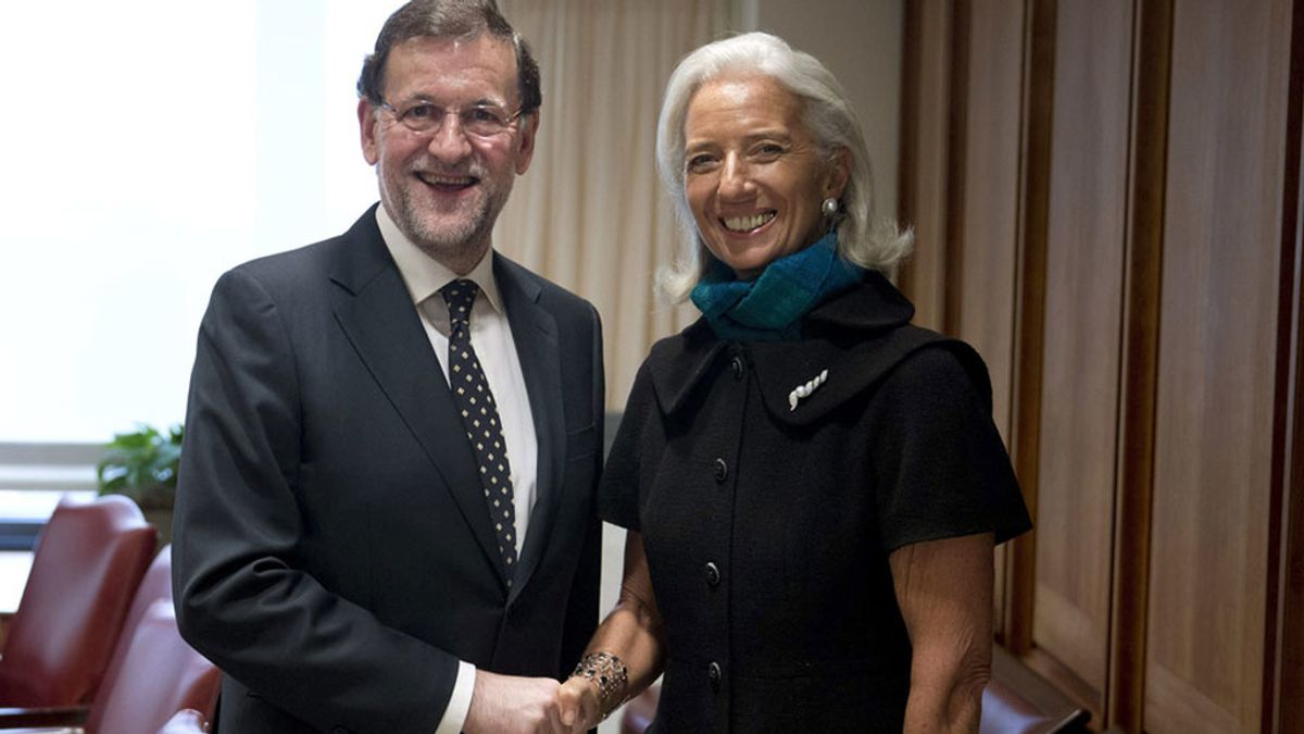 Lagarde felicita a Rajoy por los resultados de sus reformas que "ya se ven"