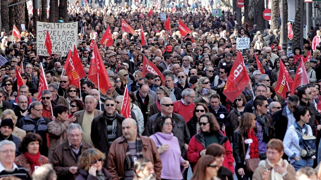 Manifestaciones en toda España contra la reforma laboral