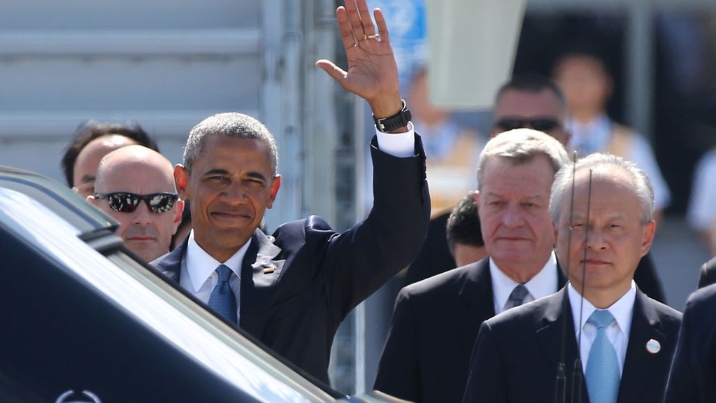 Obama aterriza en Hangzhou para asistir a la cumbre del G20