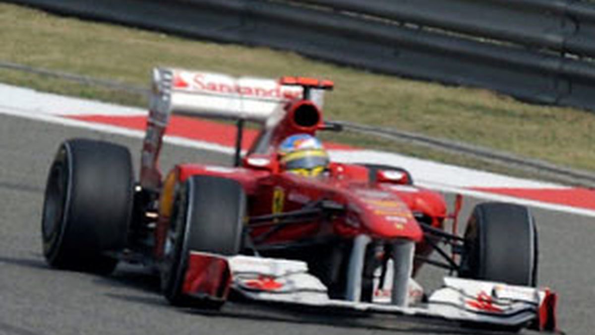 Alonso en el GP de China. Foto: EFE