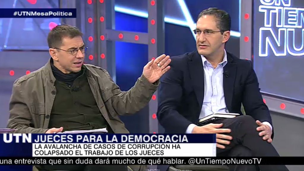 Así fue el rifirrafe entre Juan Carlos Monedero (Podemos) y José Cepeda (PSOE)