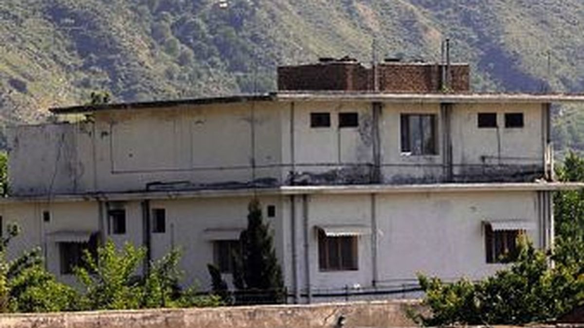 La casa en Abbottabad, barrio paquistaní donde Osama  Bin Laden se escondió durante seis años. foto EFE