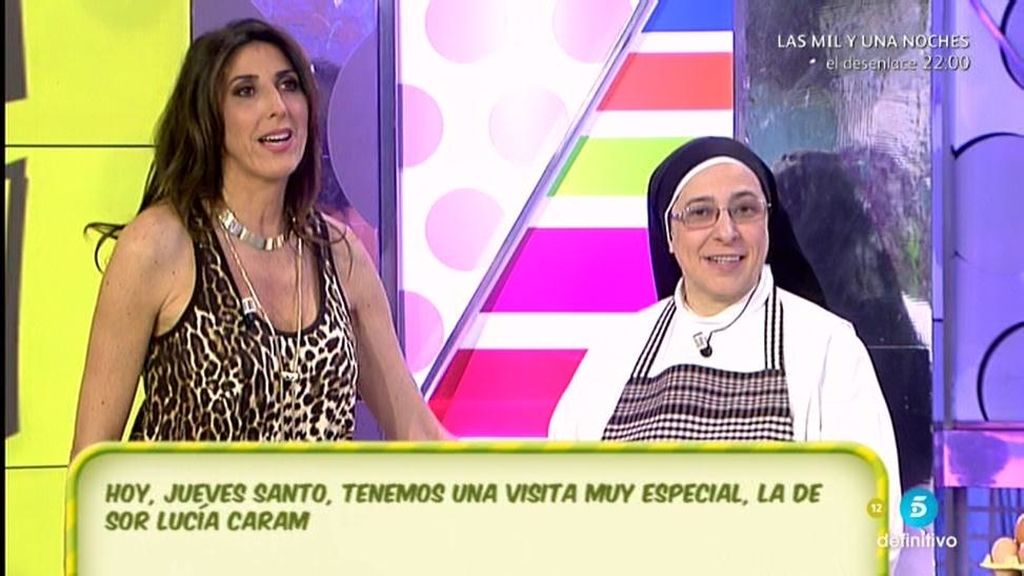 Sor Lucía Caram viene a ‘Sálvame’ para cocinarnos sus riquísimas torrijas