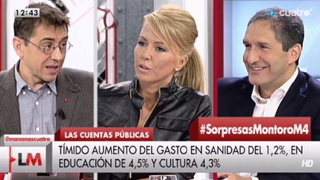 Cepeda: “Me encanta, Montse Suárez hace de líder de Podemos”