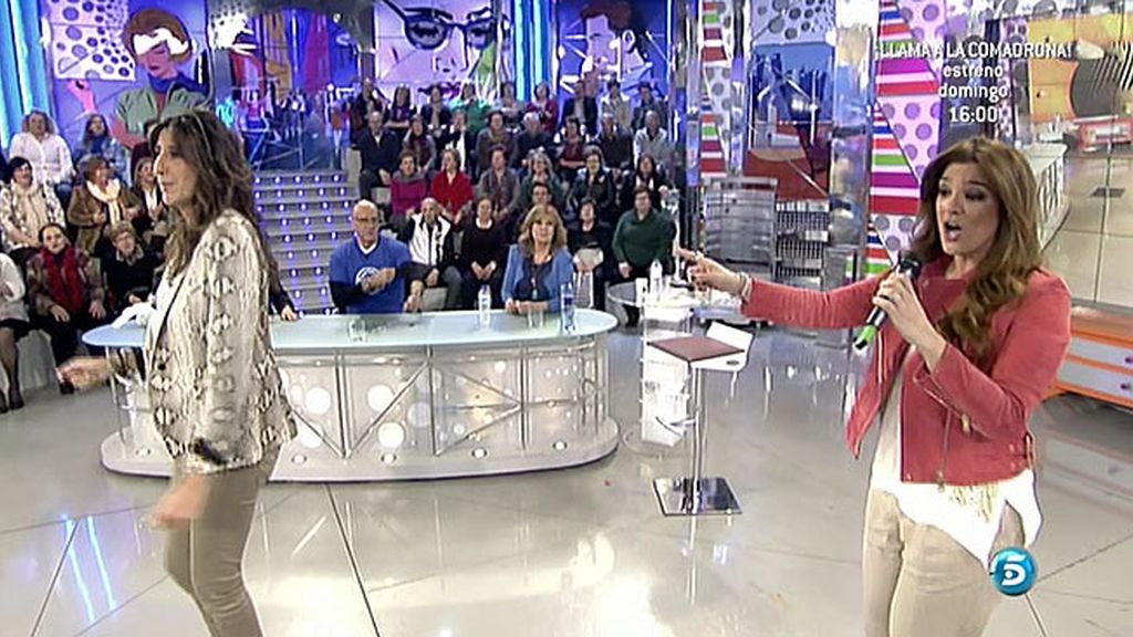Las colaboradoras compiten ante los micrófonos