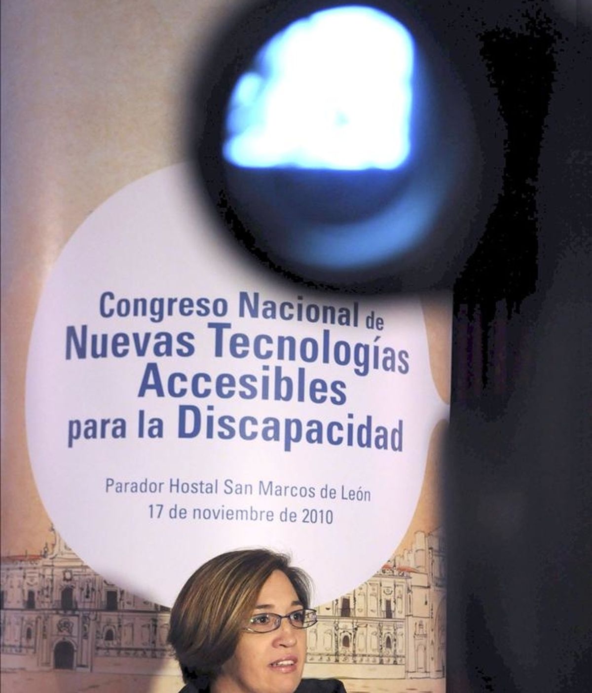 La secretaria general de la Política Social y Consumo, Isabel Martínez López, durante una rueda de prensa. EFE/Archivo