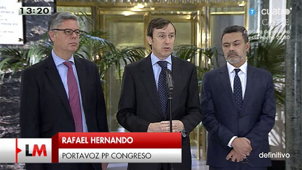 Rafael Hernando: "Llevamos cumplido más del 83% de los compromisos"