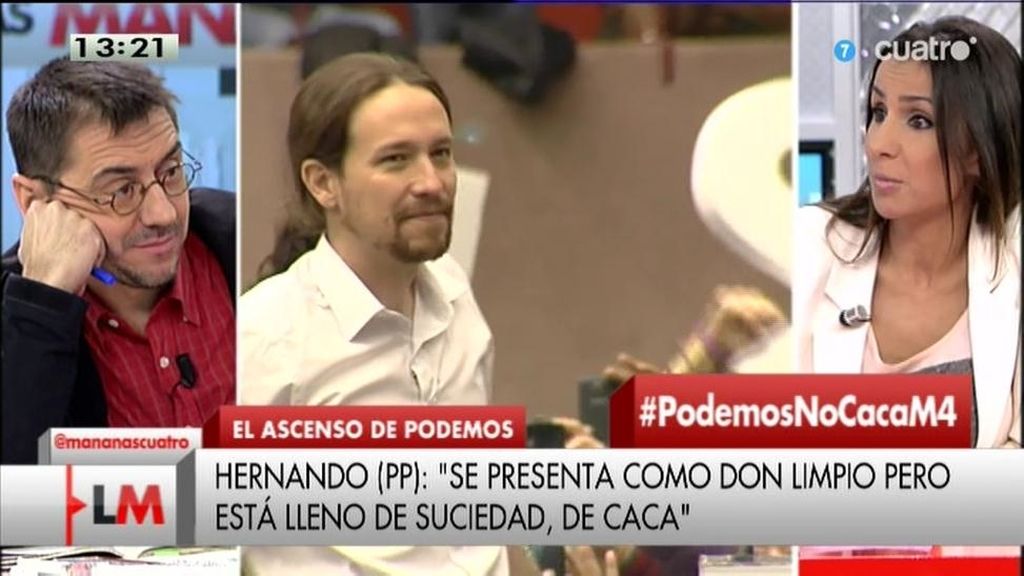Monedero contesta a Hernando: “El PP ha cambiado a Ramiro de Maeztu y Donoso Cortés por 'caca, culo, pedo y pis”