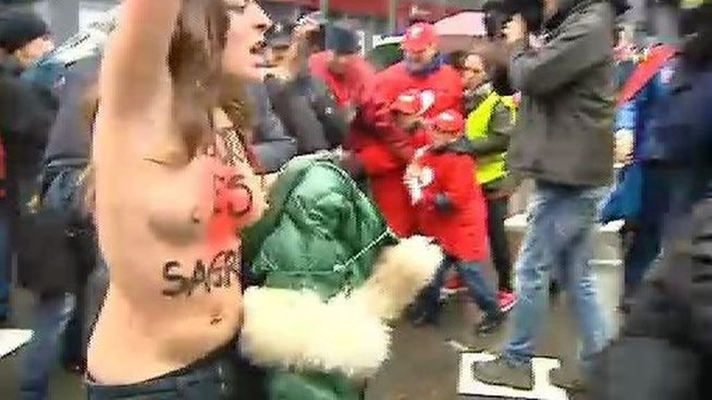 Primer juicio contra activistas de Femen en España