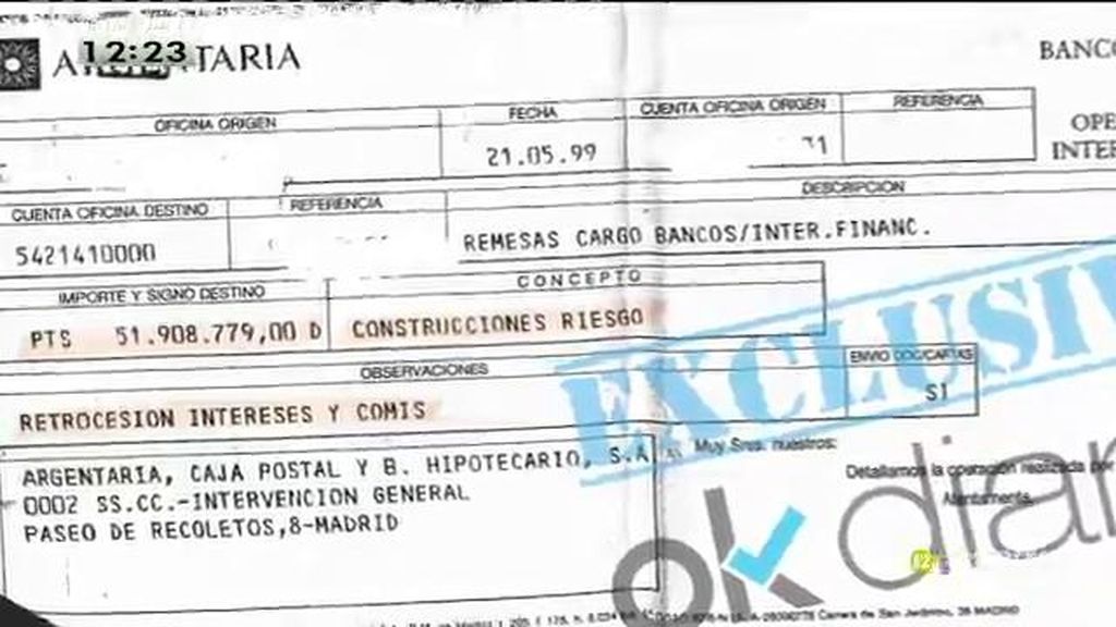 Francisco González perdonó 51 millones de pesetas a Rodrigo Rato, según Okdiario.com