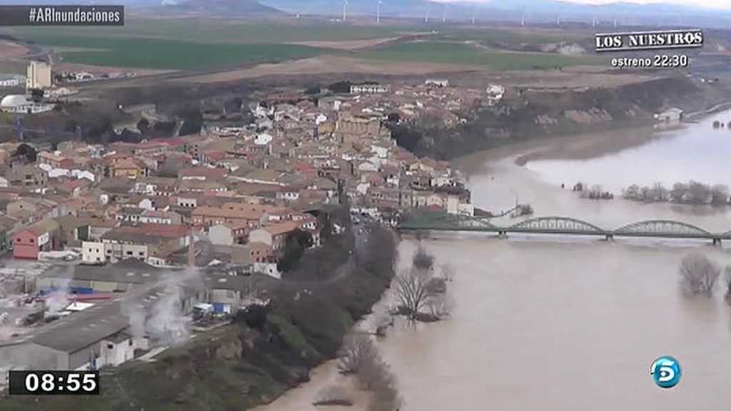 Alerta máxima en Zaragoza por el desbordamiento del Ebro