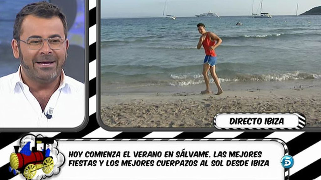 Omar Suárez se lanza al agua