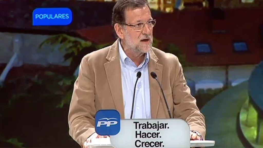 Rajoy, de campaña en Burgos y Botella se enzarza con Aguirre en Madrid