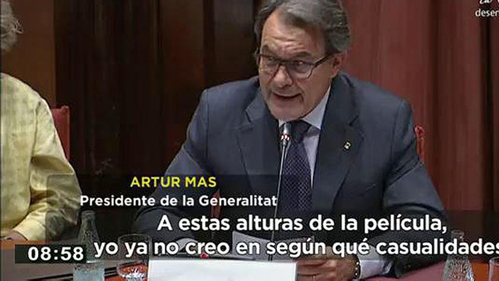 Artur Mas denuncia una conspiración contra su partido