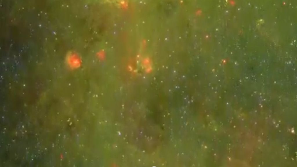¿Cómo se vería la Vía Láctea desde la ventanilla de una nave espacial?