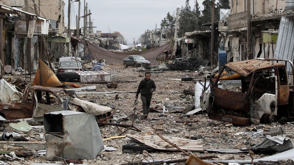 Las milicias kurdas echan al Estado Islámico de la ciudad siria de Kobane