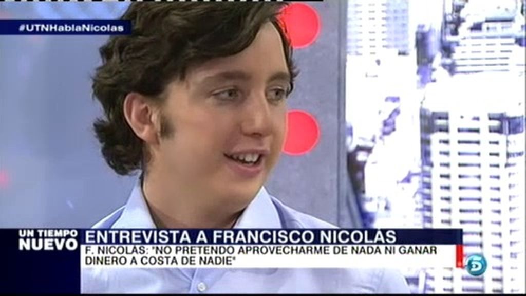 Francisco Nicolás: "He recibido llamadas de gente importante antes de la entrevista"