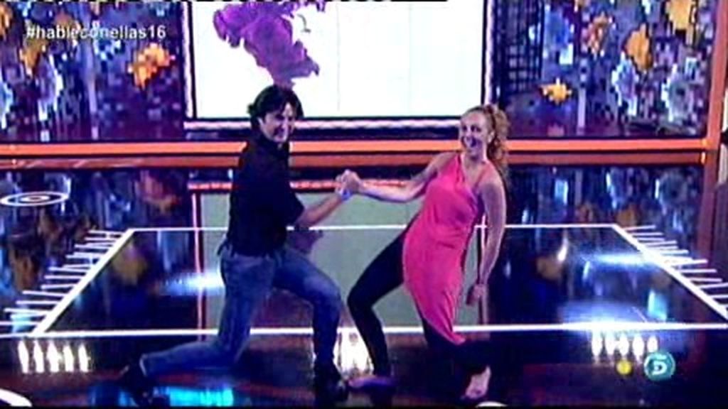 Rocío Carrasco baila con Poty Castillo