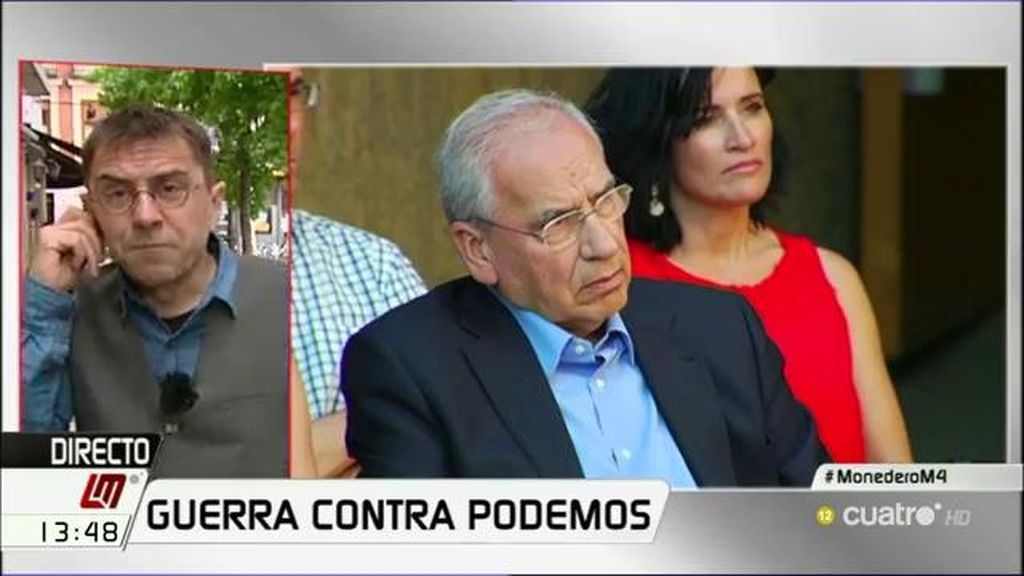 Monedero, de Guerra: “Si lo que le queda al PSOE es sacar a viejas glorias no creo que puedan convencer a los votantes ”