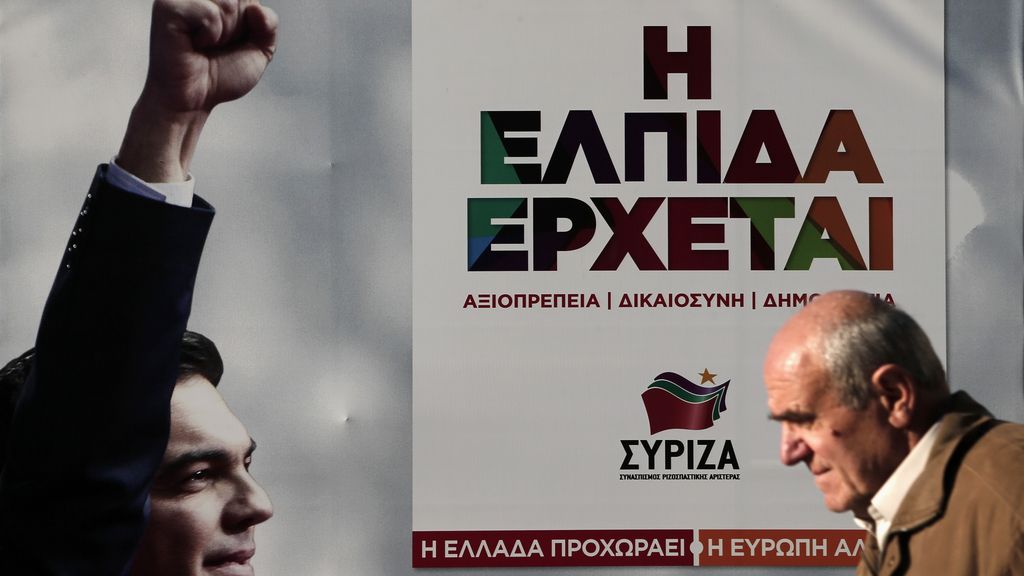 Syriza roza la mayoría absoluta a una semana de las elecciones en Grecia