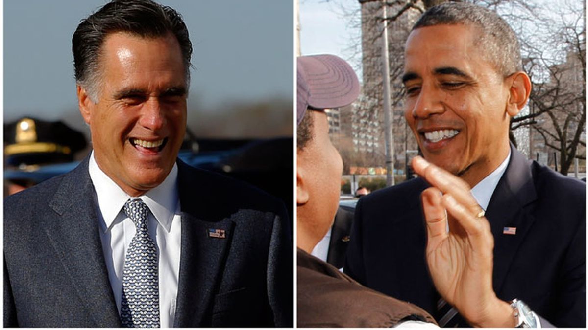 Romney y Obama, de elecciones