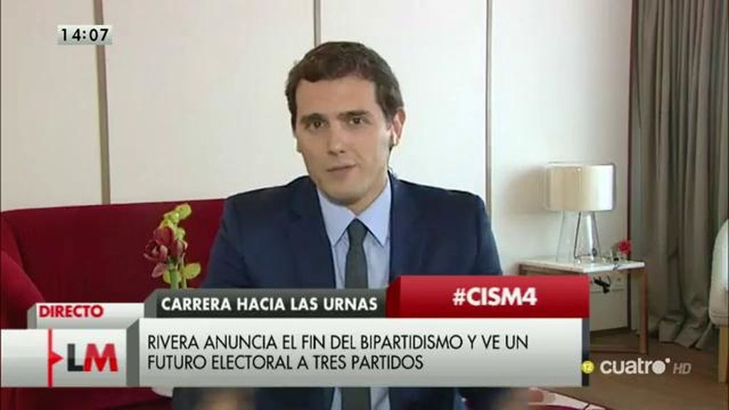 Albert Rivera: “No vamos a apoyar a Rajoy o a Sánchez, vamos a intentar ganarles”