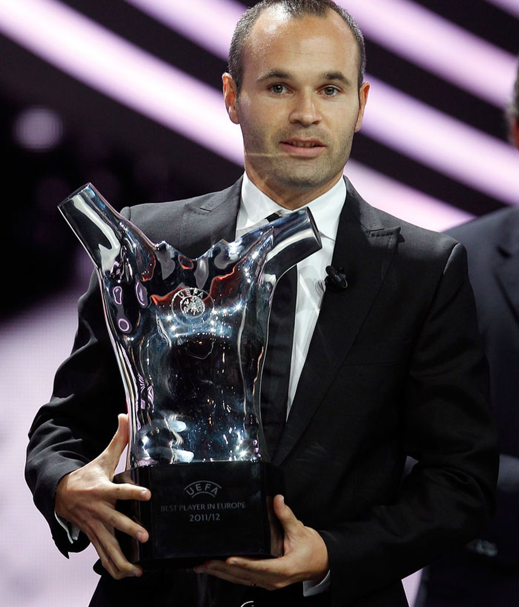 Andrés Iniesta, 'Mejor Jugador' de la UEFA de la temporada 2011/12