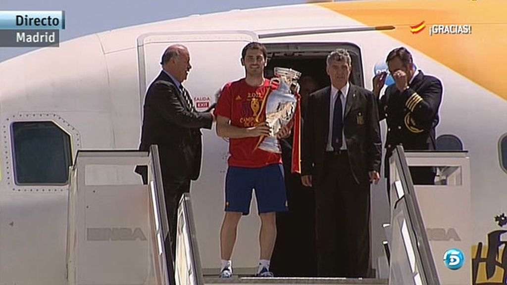 Los jugadores ya están en España