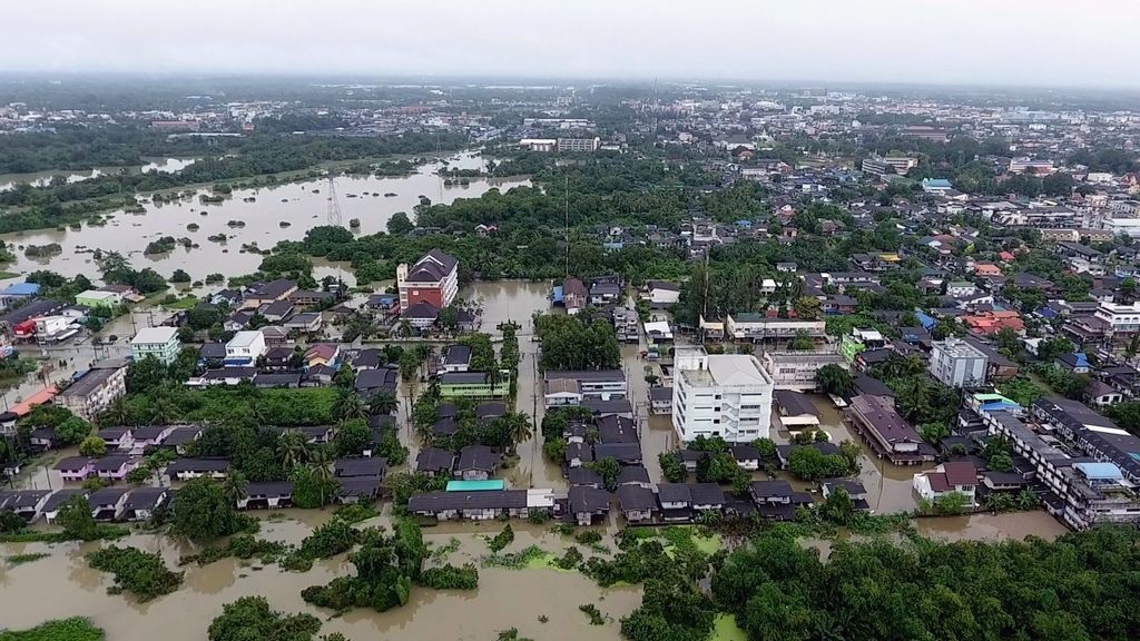 Catorce muertos por las inundaciones en Tailandia