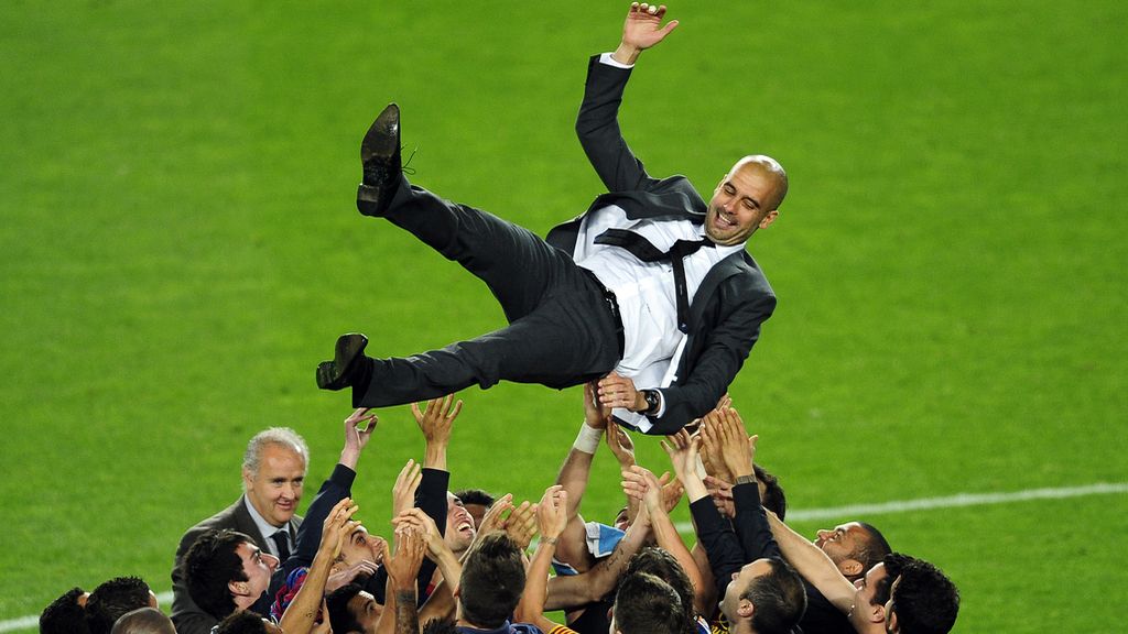 Emotiva despedia de Pep Guardiola