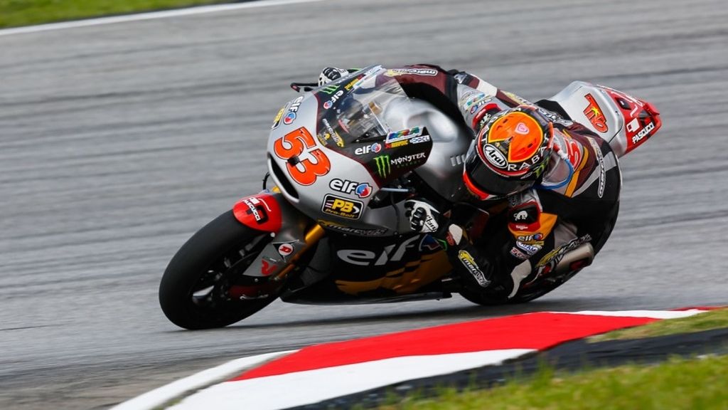 Tito Rabat buscará el título de Moto2 desde la pole de Malasia