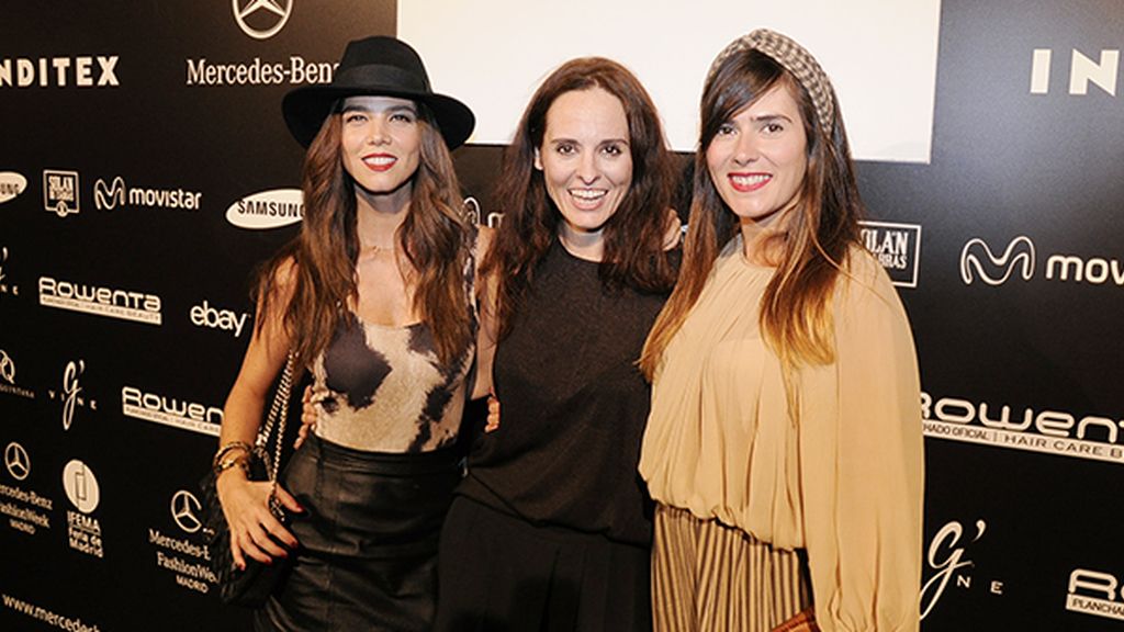 Ana Locking con dos admiradoras de su trabajo: las actrices Juana Acosta y Ana Allen