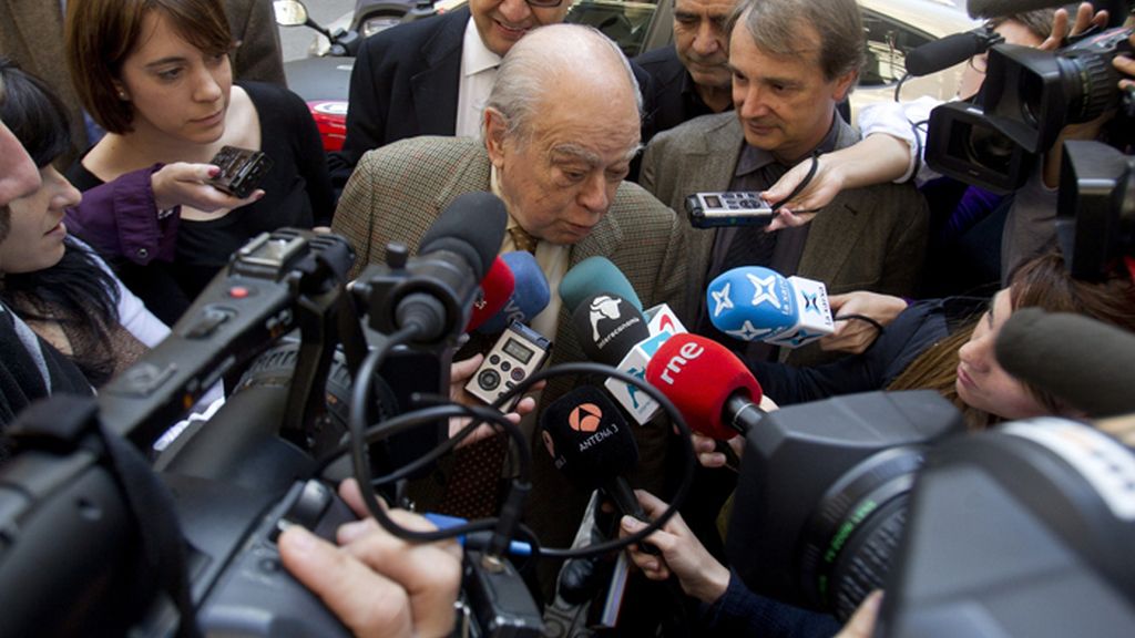 Jordi Pujol en el homenaje a Santiago Carrillo en Barcelona Jordi Pujol en el homenaje a Santiago Carrillo en Barcelona