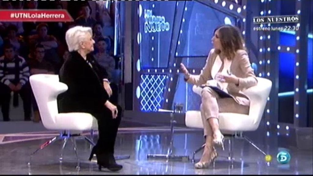 Lola Herrera, sobre Pablo Iglesias: "Es bueno que haya nuevos líderes"