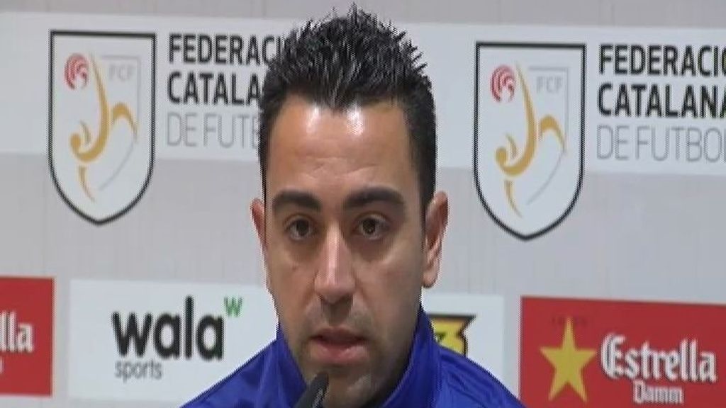 Xavi: "Estamos orgullosos de representar a Cataluña"