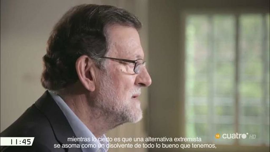 Mariano Rajoy: “Una alternativa extremista se asoma como un disolvente de lo bueno que tenemos”